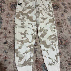 Under Armour Kids Beige Camouflage Joggers